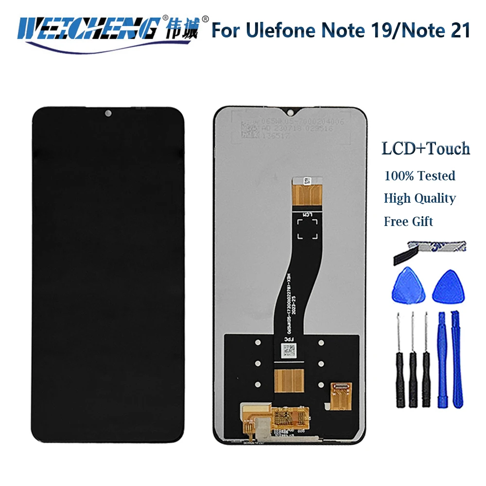 For Ulefone Note 19 LCD Display Assembly Replacement For Ulefone Note 21 Display Note19 LCD Screen Original Tested