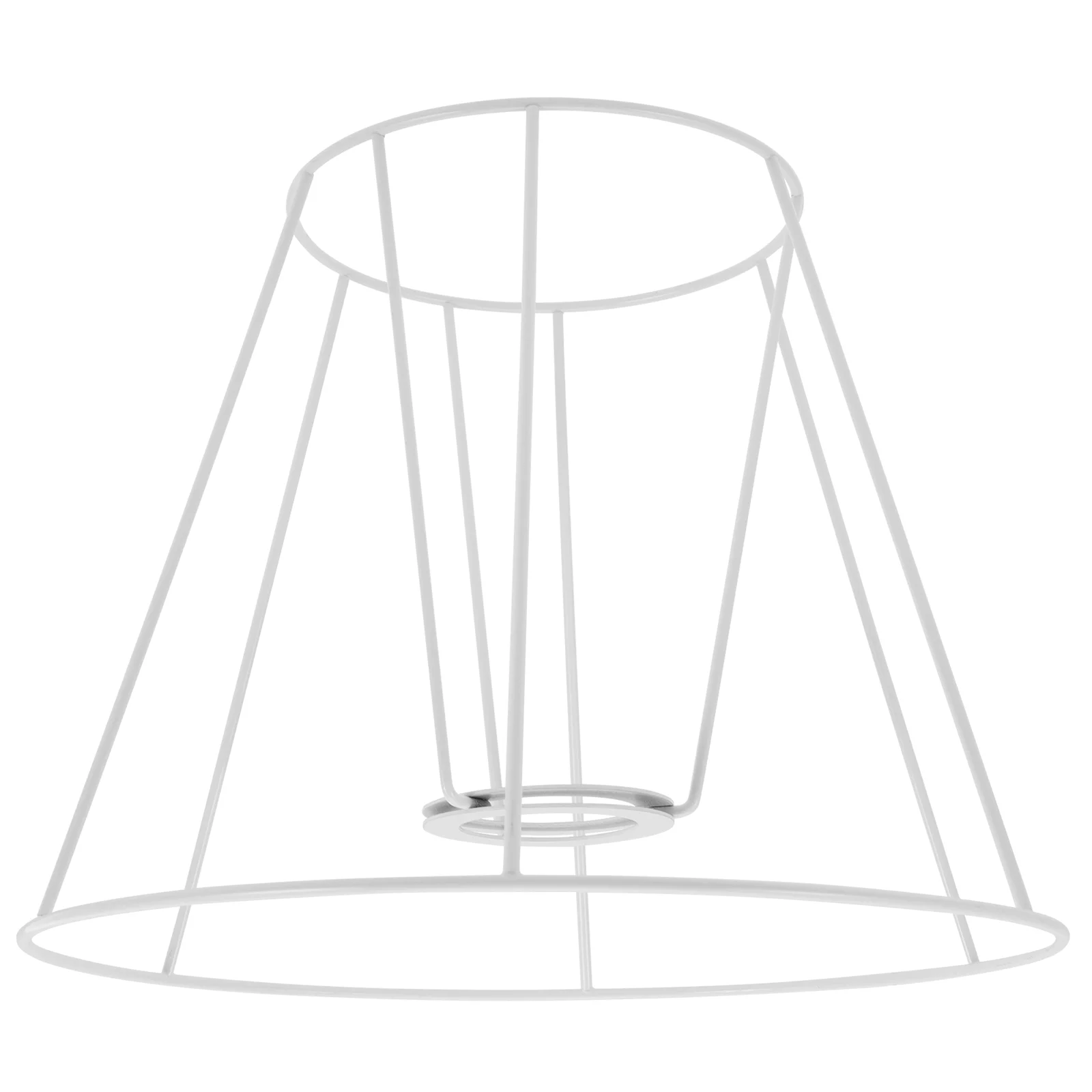 

Wire Lampshade Frame Drum Ring Light Shade Frame Bracket E27 Light Cage Lamp Shade Guard Lamp Shade Holder Diy