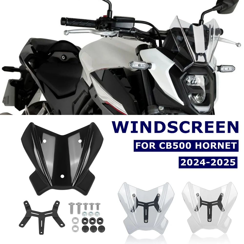 Motorcycle Windscreen Windshield For Honda CB500 Hornet CB 500 2024 2025 Spoiler Fairing Viser Visor Wind Screen Deflector