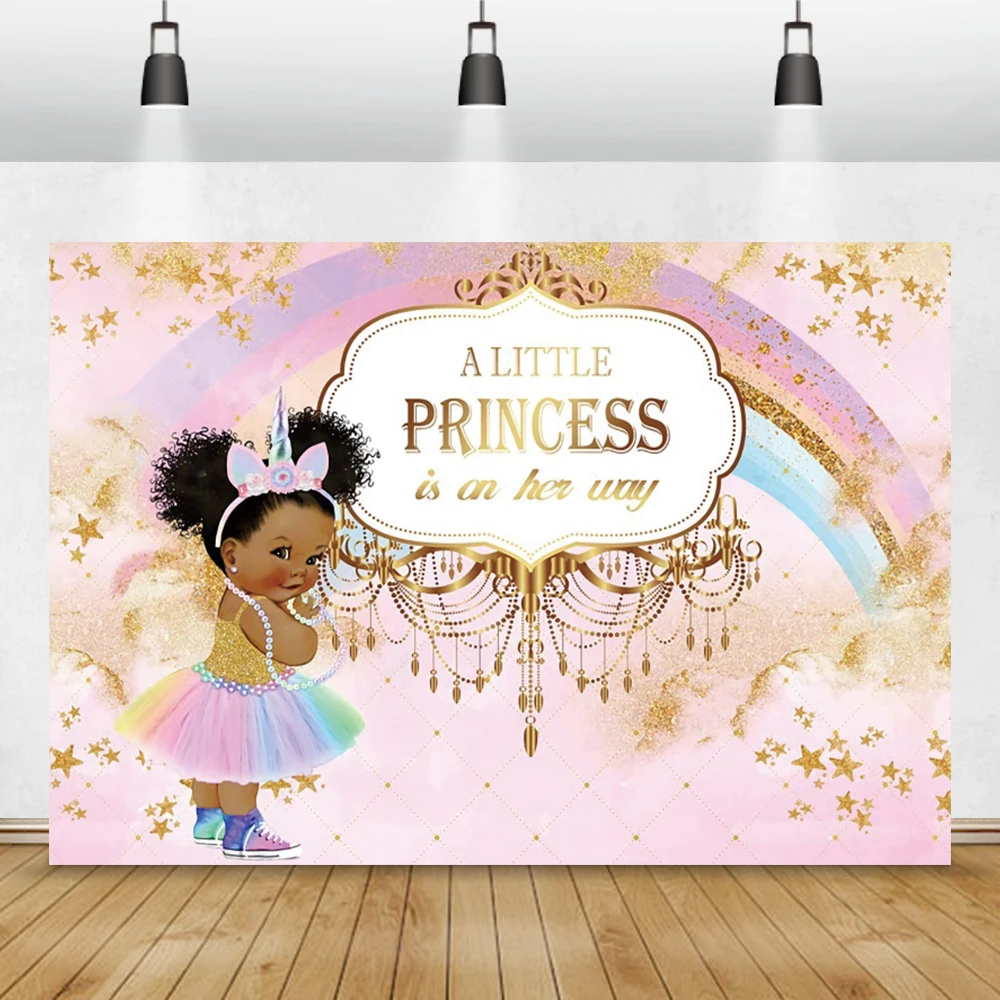 Little Prince Baptism Photography Background Baby Shower Birthday Child Portrait Custom Poster Family Party Photocall Backdrop