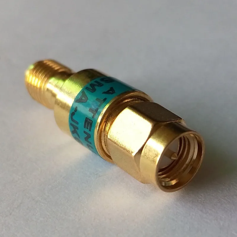 2W SMA Male to Female DC‑Block Gold‑Plated Copper DC‑6GHz 50Ohm Coaxial RF DC Blocking Connector for RF Test System