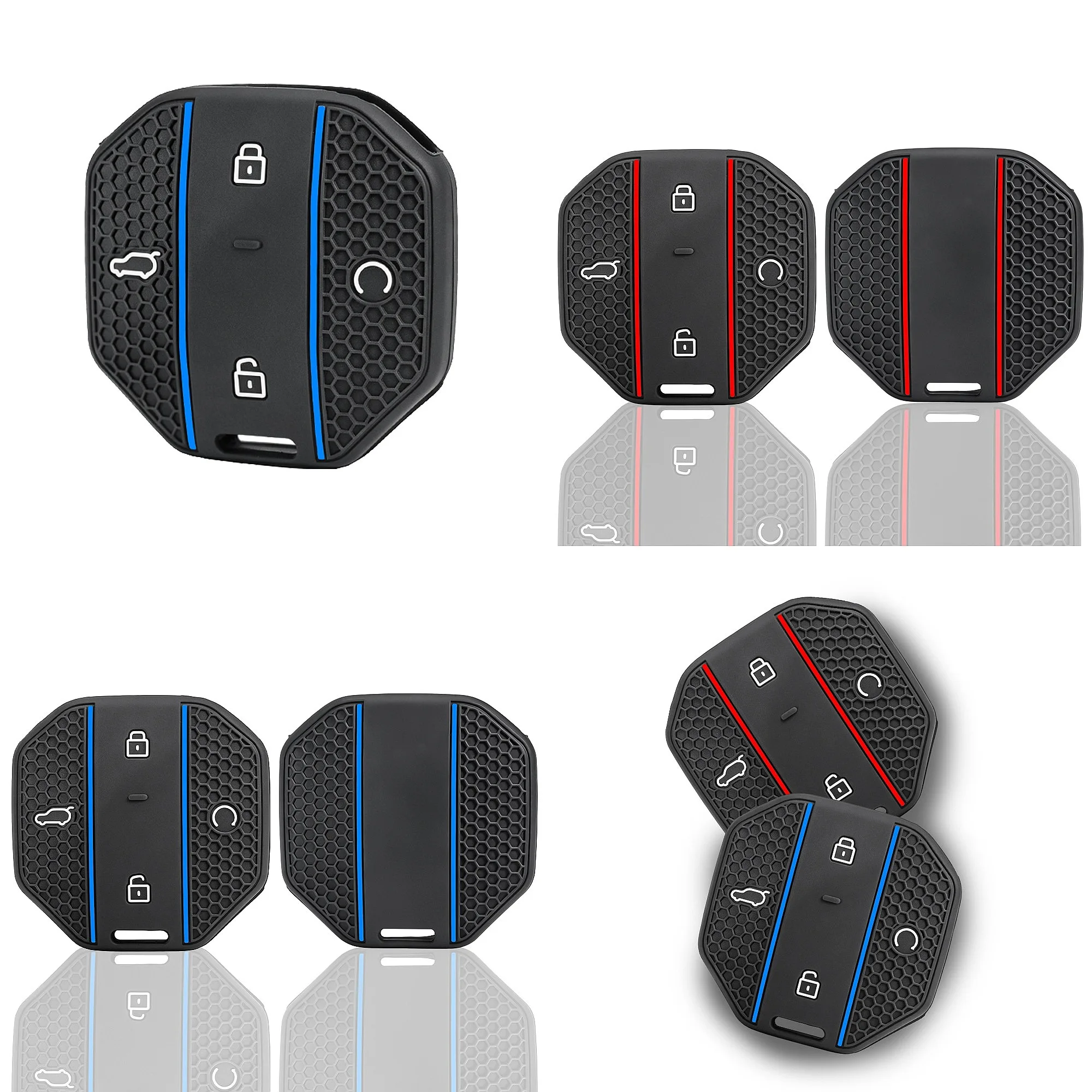 Silicone Car Key Fob Cover for Jetour Traveller T1 T2 2025 2026 Sport Racing Style Auto Key Shell