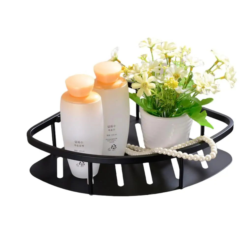 

Black 5 Piece Bathroom Hardware Set Robe Hook Towel Rail Bar Shelf Toilet Paper Toothbrush Holder Shower Basket, Customized