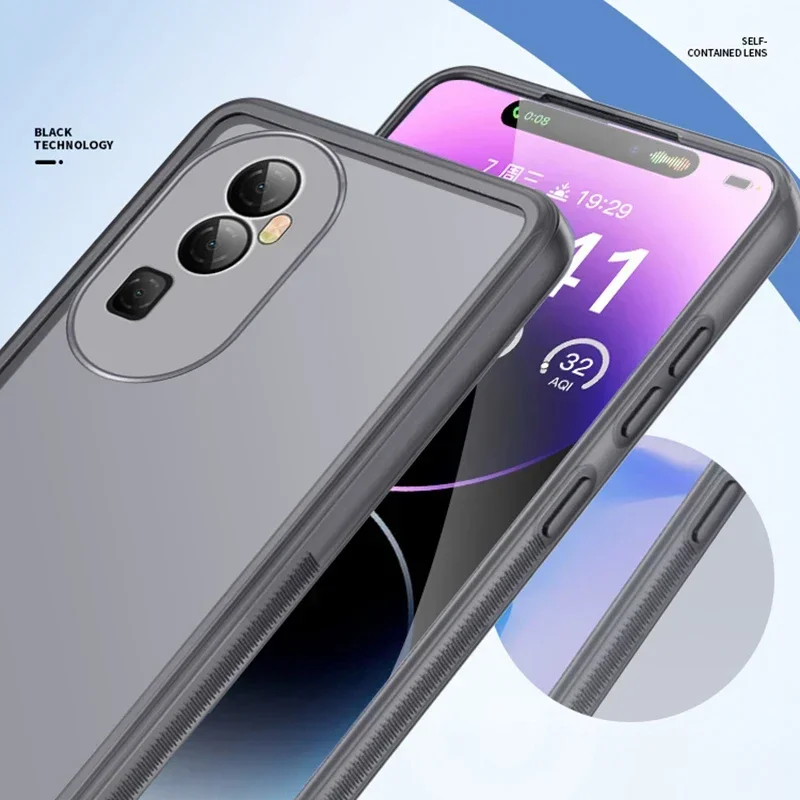 

Camera Lens Film Protector Phone Case for OPPO Reno10 Reno 10 Pro Plus 5G Soft Silicone Clear TPU Shockproof Back Cover Housing