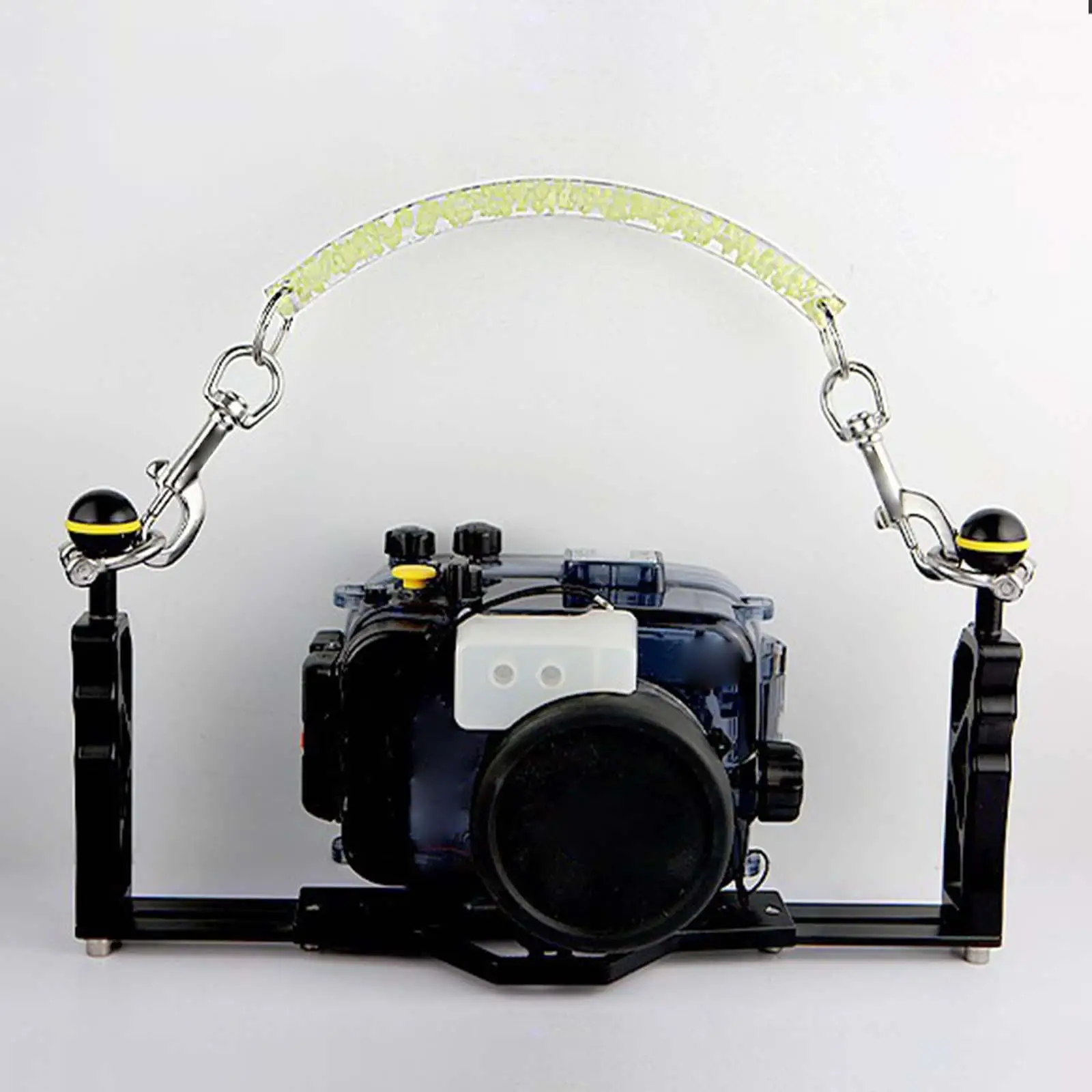 Luminous Underwater Camera Lanyard Resin Stainless Steel Handle Rope Waterproof Camera Accessory for Diving Photography