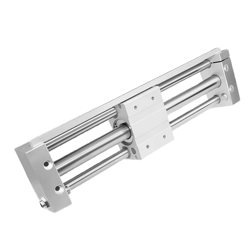 RMTL Ball Bearing Pneumatic Cylinder Magnetically Coupled Rodless Aluminum Alloy RMTL10/16/20/25/32/40 Long Stroke 100 To 1500mm