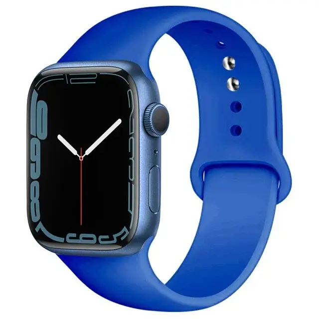 Silicone Band For Apple Watch straps 49mm 40mm 44 mm 45mm 46mm 42mm 41mm 38mm sports bracelet iWatch series 10 9 8 3 SE ultra 2 - Image 52