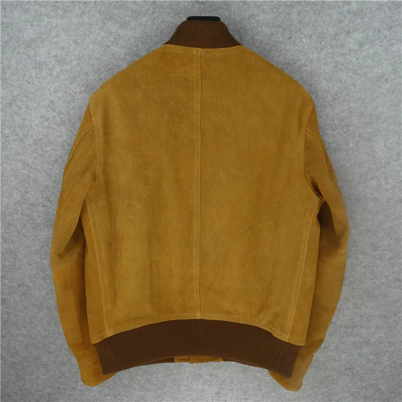 

Новое поступление, винтажное мужское пальто с бейсбольным воротником из искусственной замши, мужское пальто ort Faion, городской дизайн, одна пуговица