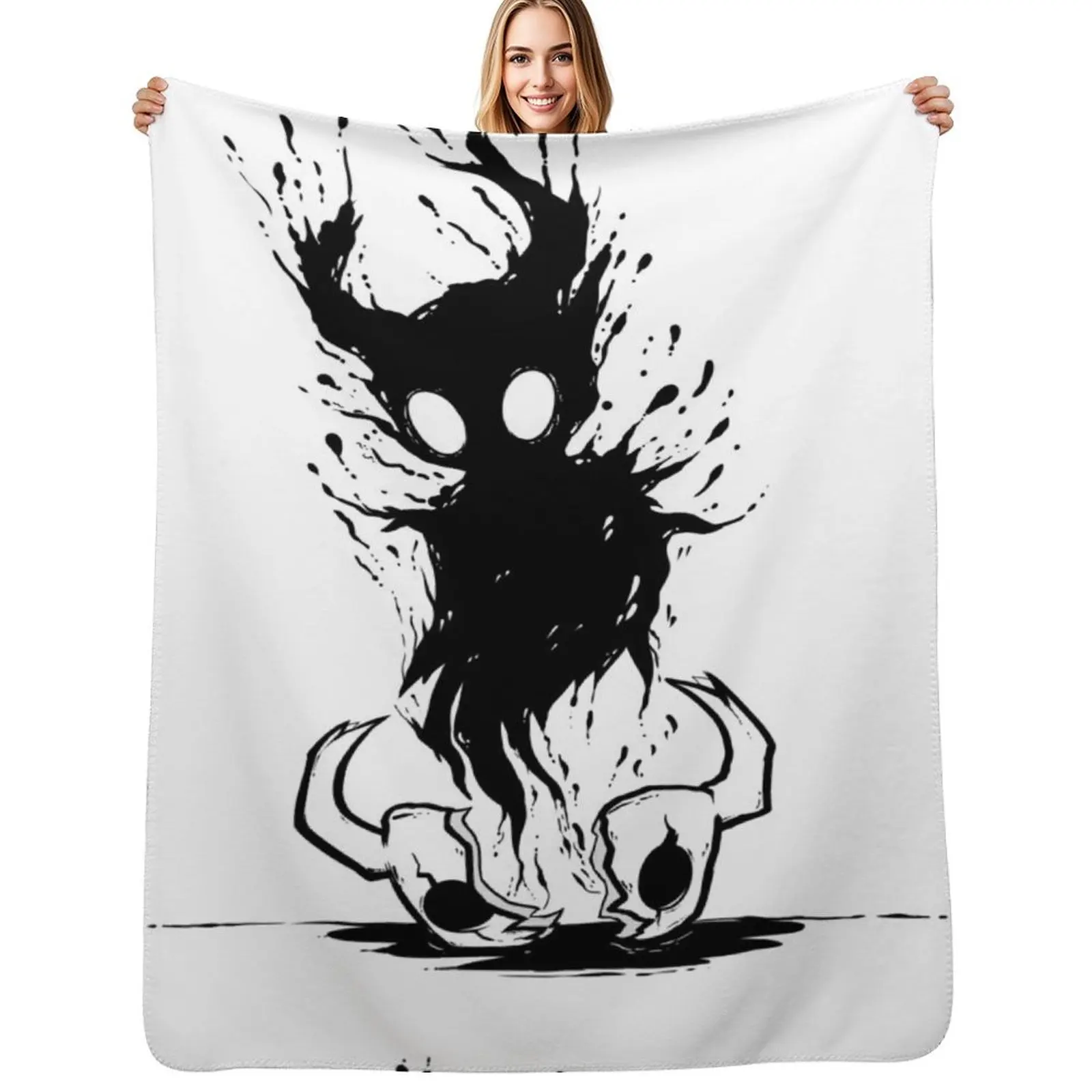 

Hollow Void [Hollow Knight] Throw Blanket Warm anime For Baby Decoratives Blankets