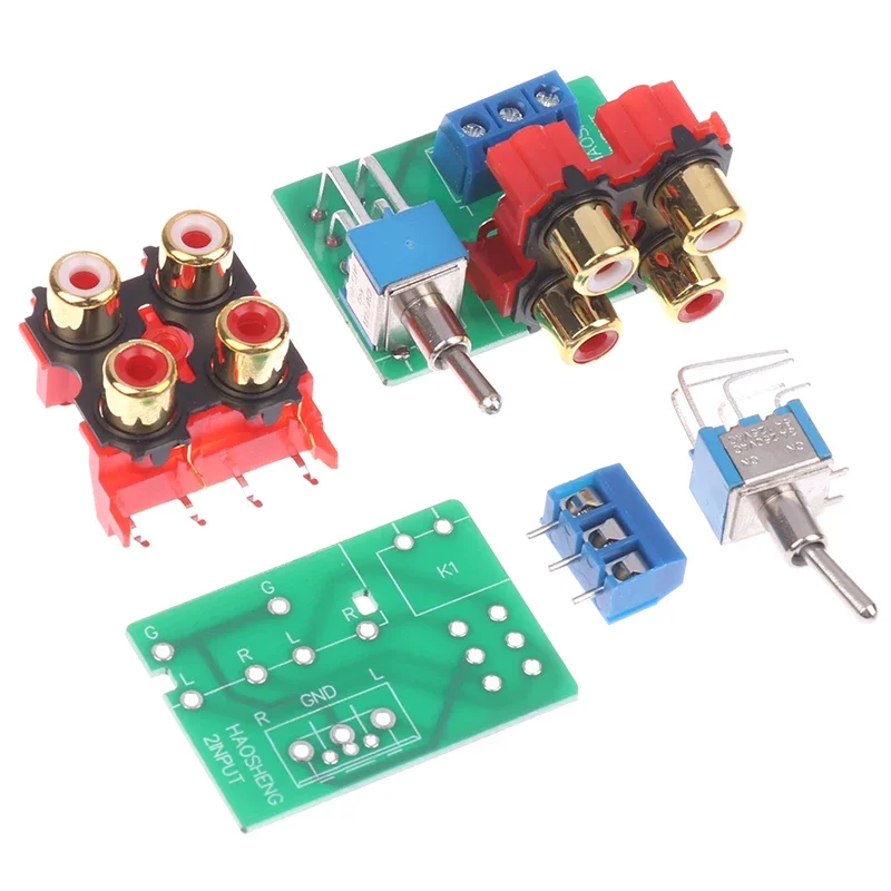 2-ways Signal Switching Board 2 In 1out Audio Source Switchboard Accessories