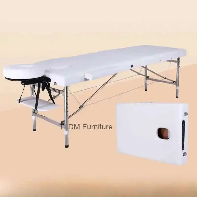 

Professional Aesthetic Portable Foldable Massage Stretchers Tattoo Beautician Bed Luxury Maca Portatil Treatments Eyelash JGY