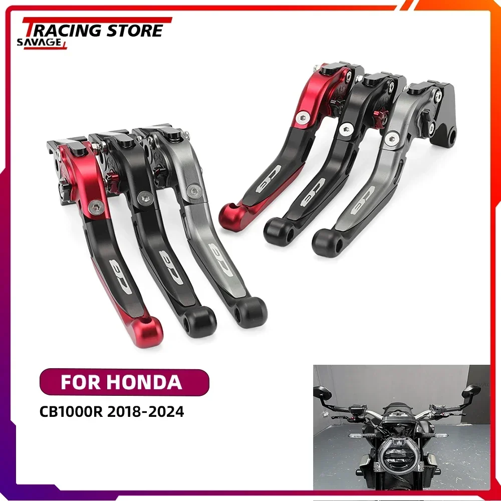 

2024 CB1000R Motorycle Adjustable Folding Extendable Brake Clutch Levers For Honda CB 1000R Control Handle Hand Lever Accessorie