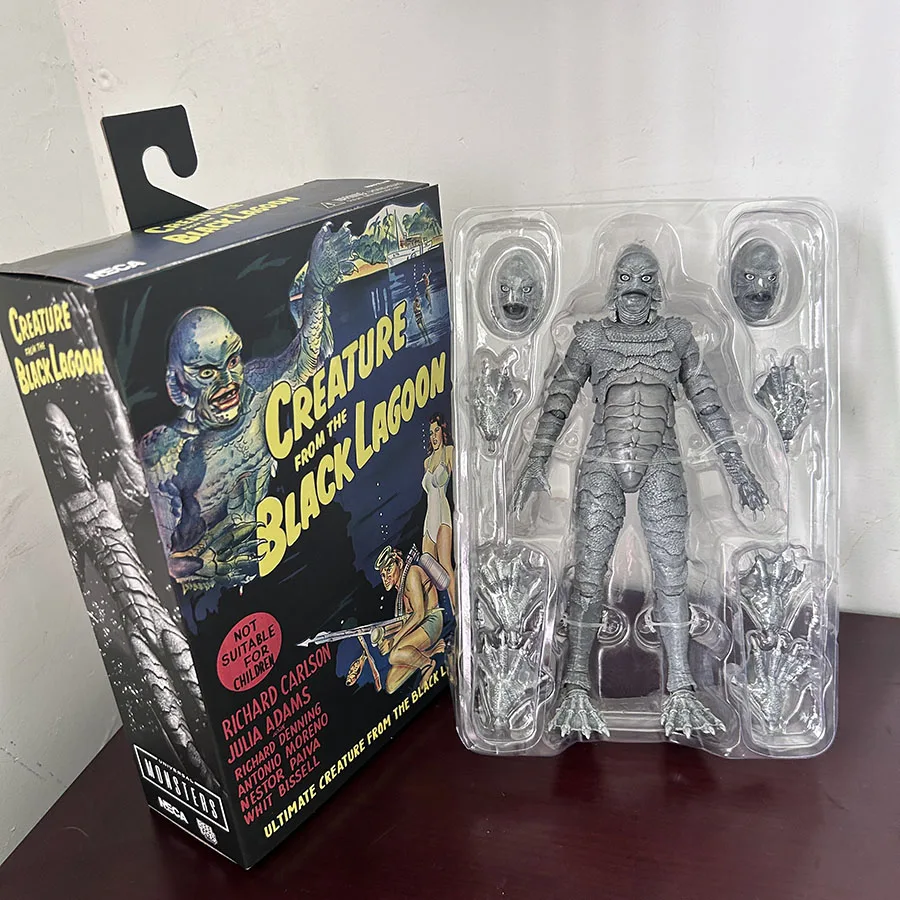 Original NECA Creature from the Black Lagoon Action Figure Horror Film Model Toys Collection Movable Toys Model Room Decoration