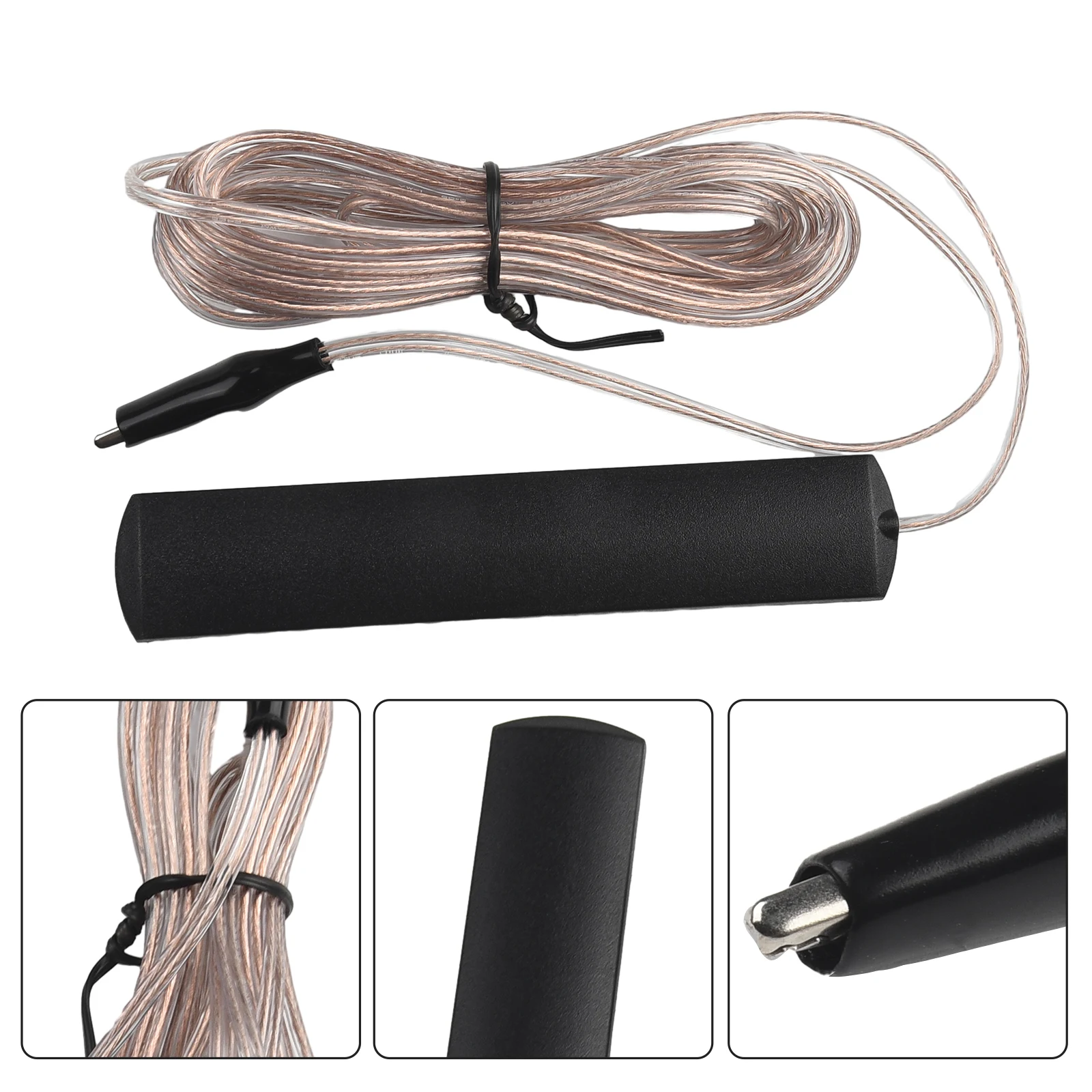 

Car 300cm ANT-108SE Radio FM Stereo Antenna Clips Wire Antenna Signal High Gain Amplifier Booster Stable Signal