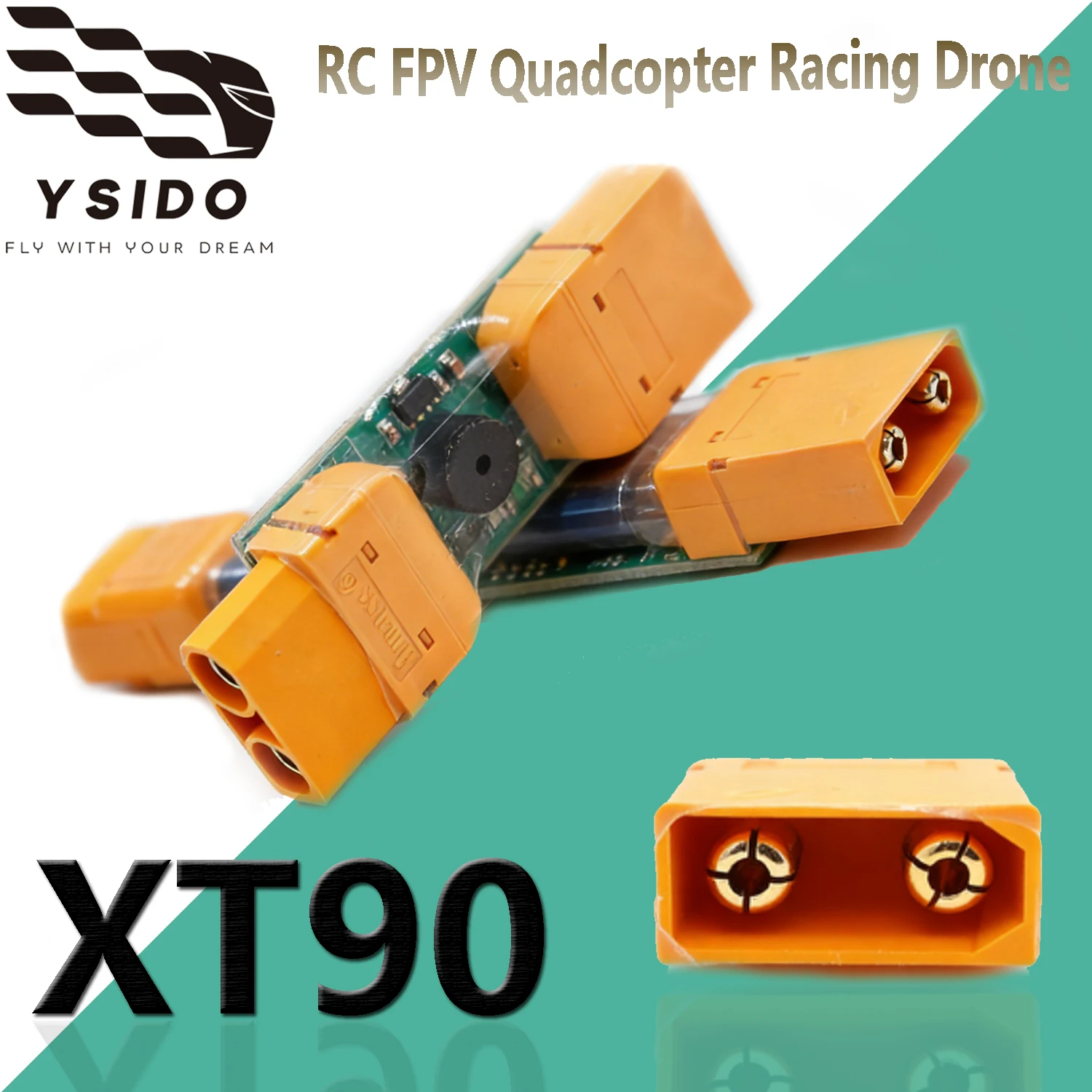 YSIDO RC FPV Smoke Stopper XT90 Überstromschutz Stecker Buchse LED Buzzer 2-8S für RC Modell FPV Quadcopter Racing Drohnen Zubehör