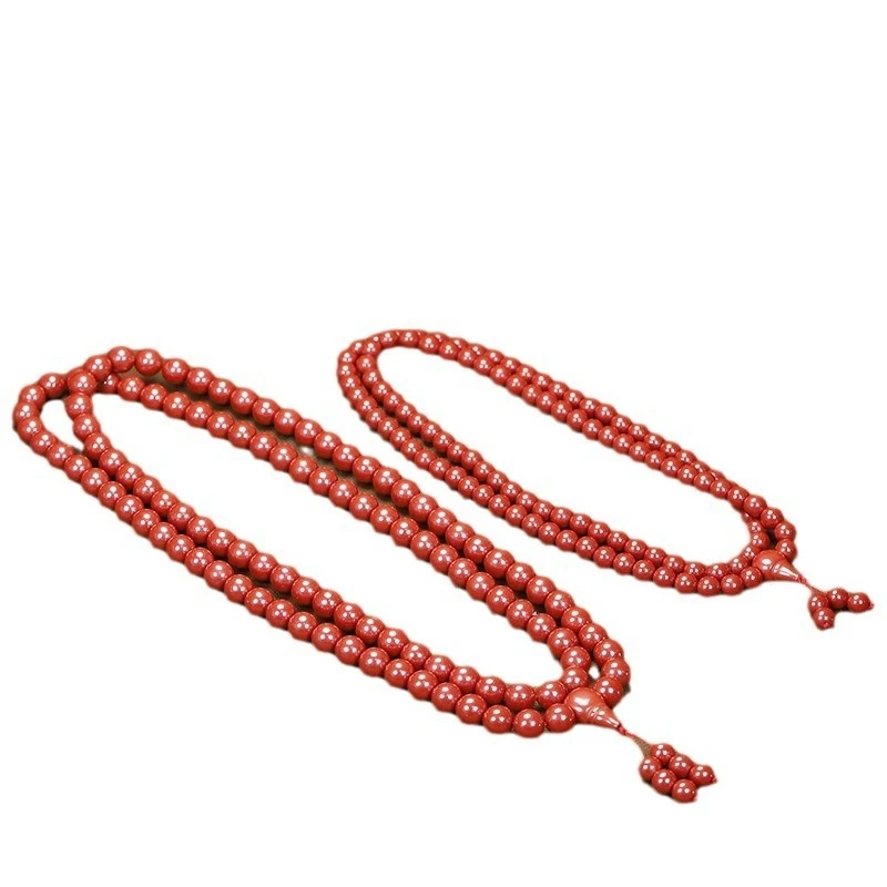 

Natural necklace, 108-bead Buddhist , multi-strand imperial beaded bracelet