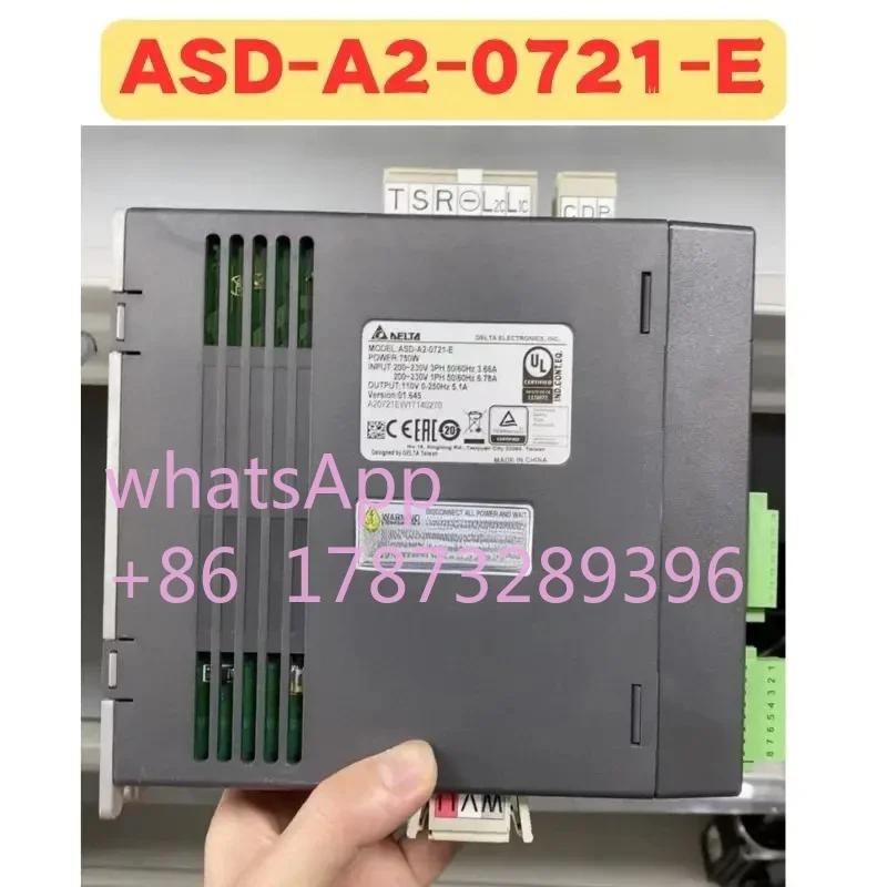 Б/у Сервопривод ASD-A2-0721-E ASD A2 0721 E Нормальная функция Протестировано ОК