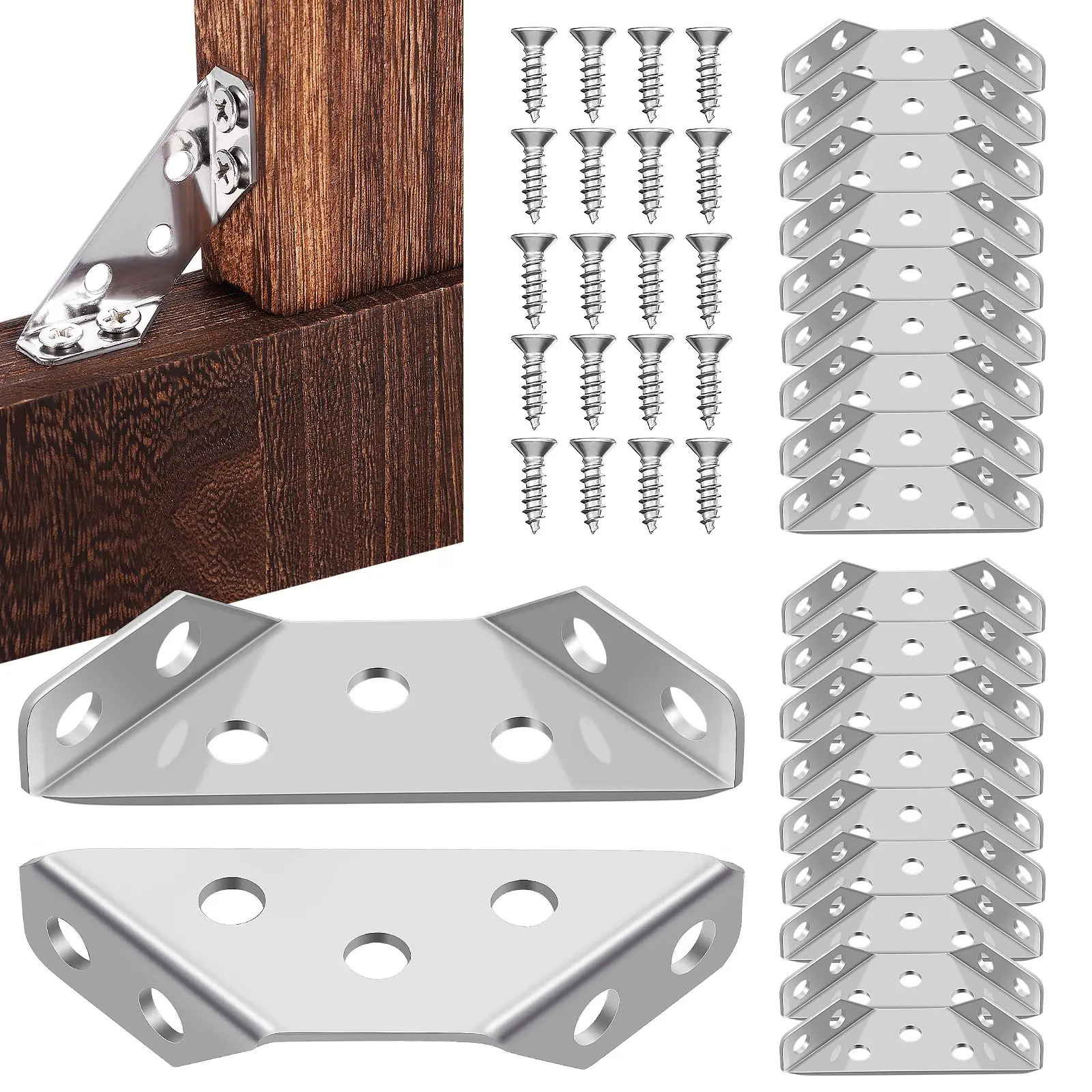 20 stuks kast hoekbeugels code houder hoekbeugel hardware accessoires driehoekig