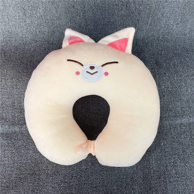 Kpop Cartoon Pilot for 5 STAR Cotton U Shape Sleeping Pillow, Butter Figure, Home Display, 32cm, GérGifts Collection, New