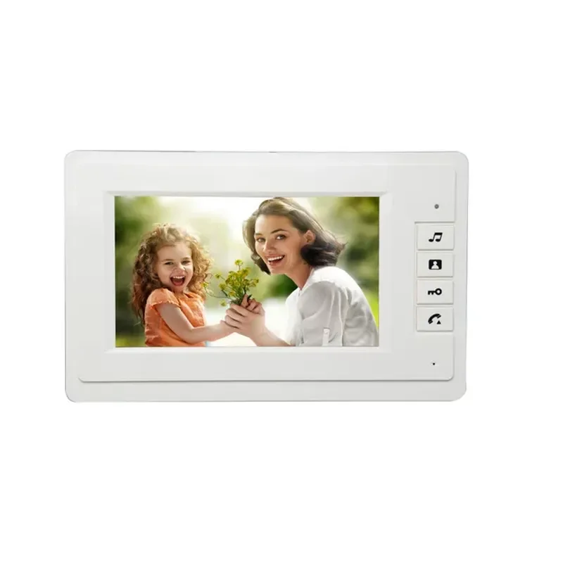 Villa video doorbell electronic cat eye wired smart non-punching doorbell with unlocking and swiping card