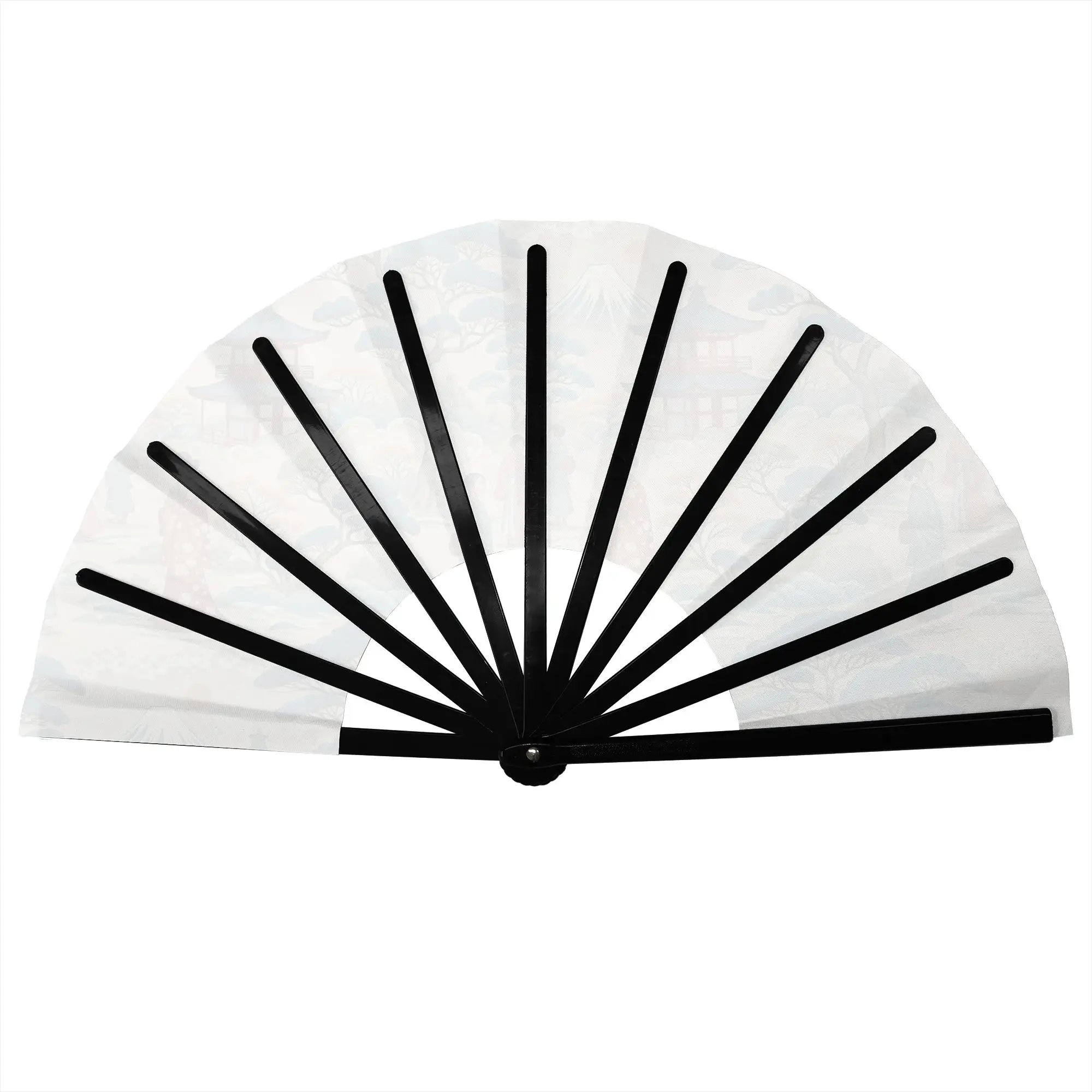 Kimono Worn Effect Japan Ukiyoe Art Hand Fan Promotional Gift Event Souvenir  Durable Folding Fans Novelty Bulk Pack Fan