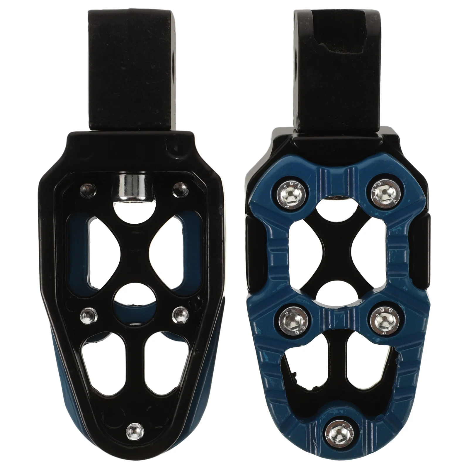 

2 PCS Mini Bike Foot Pegs for Pit Bikes Dirt Accessories Motorcycle Blue Motocross