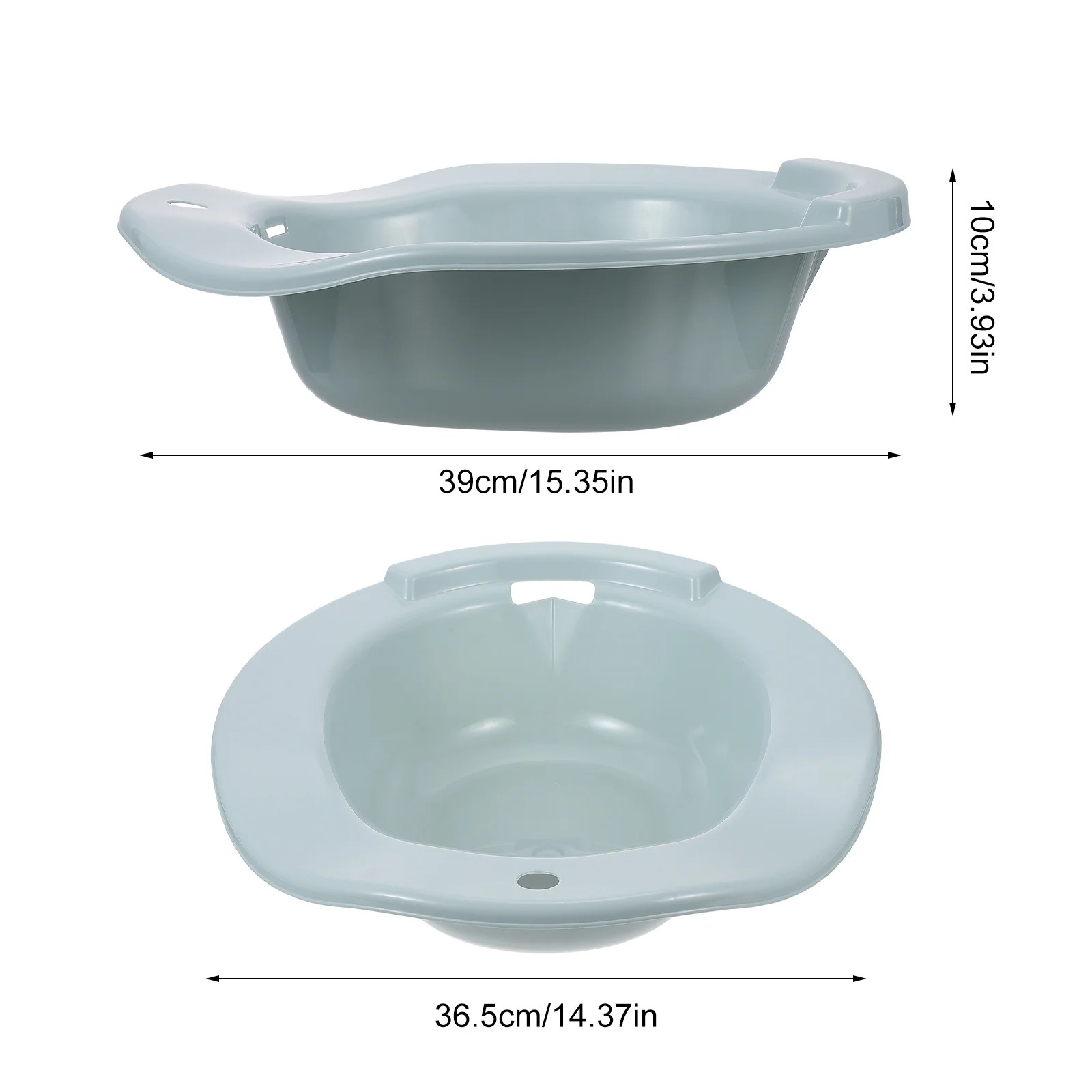 1 قطعة سيتز حمام العناية بعد الولادة حوض غسيل مقعد المرحاض سيتز حمام القرفصاء حوض مجاني سهل التركيب جدار ثقب معلق