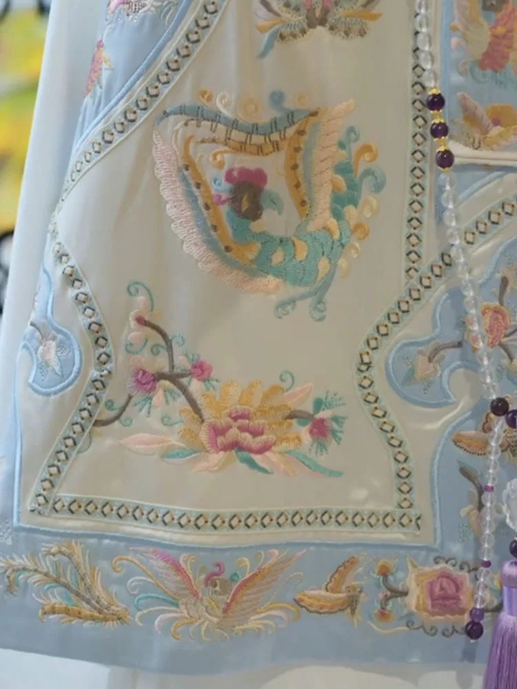 Nieuwe Chinese Sle Borduren Dames Tweedelige Set Vroege Herfst High-End Gevoel Zwaar Borduren Personali Vest Irt Ensemble