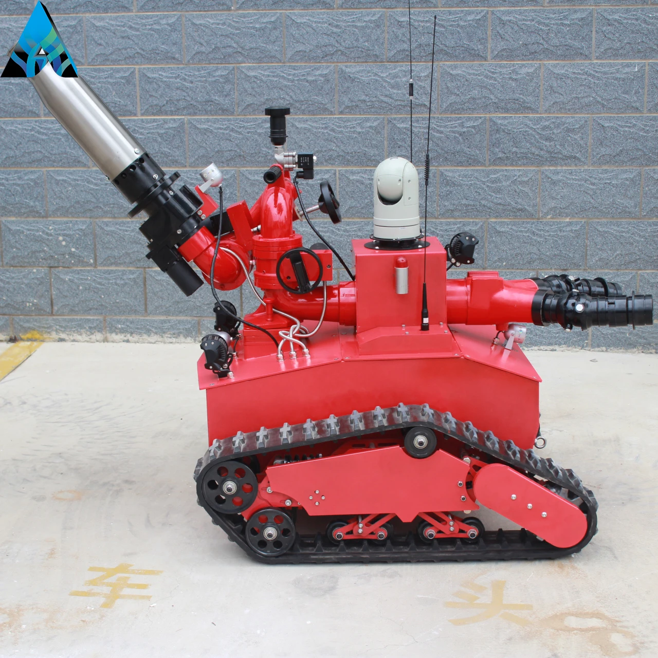 electric mobile robotic platform intelligent fire fighting robot base AVT-12T