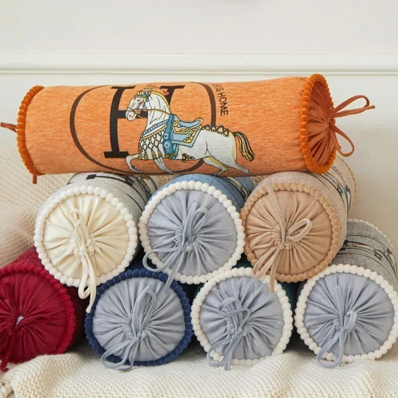 Candy Shape Chenille jacquard nap pillow for Home or Traveling sofa cushion home living room Throw Pillow bedside back pillow B0