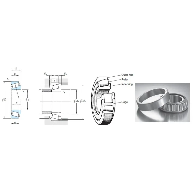 Taper Roller Bearing 35x74x18.9mm for Auto Transmission, Single Row Wheel Bearing