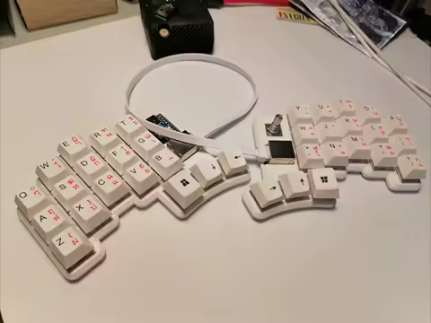 Cheapino Split Keyboard Kit 3x5 Custom Wired Single-mode MX Switch Mini Keyboard 36key Hot Swap VIAL QMK Knob DIY Split Keyboard