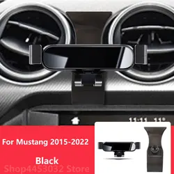 Car Accessories Phone Holder for Ford Mustang GT SHELBY Convertible Coupe Mounts Car Styling Bracket GPS Stand Rotatable Support