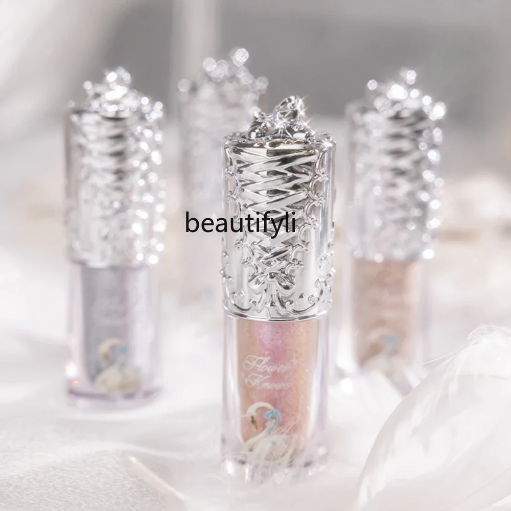 [New] Flower Knows Swan Ballet Liquid Eye Shadow Pearl Fine Glitter