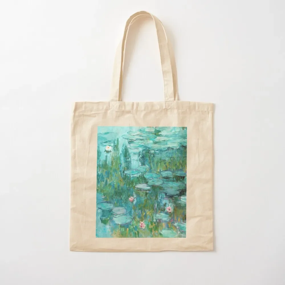 

Claude Monet Water Lillies Nympheas Tote Bag university shopper bag Woman shopper bag Beach