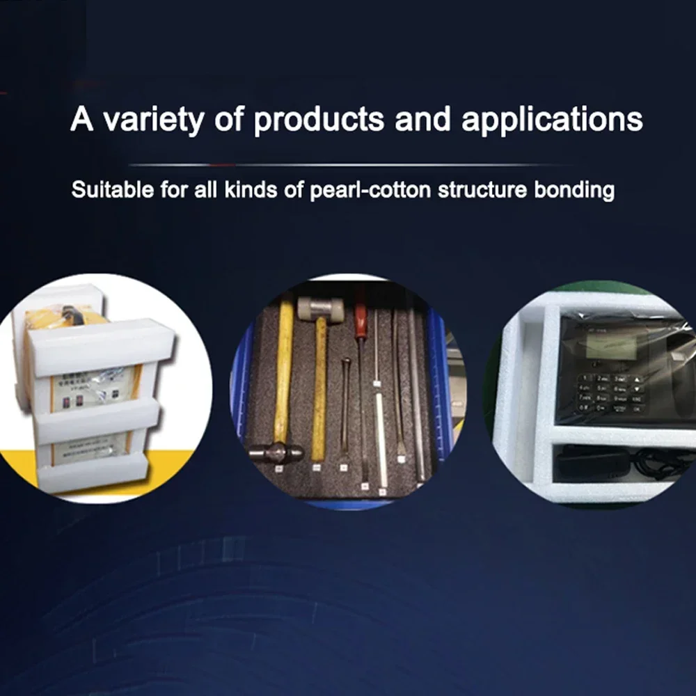 RJ-600B Industrial Pearl Cotton Hot Melt Adhesive Tools Glue Coating Equipment 3200 W For Eva Foam Sponge