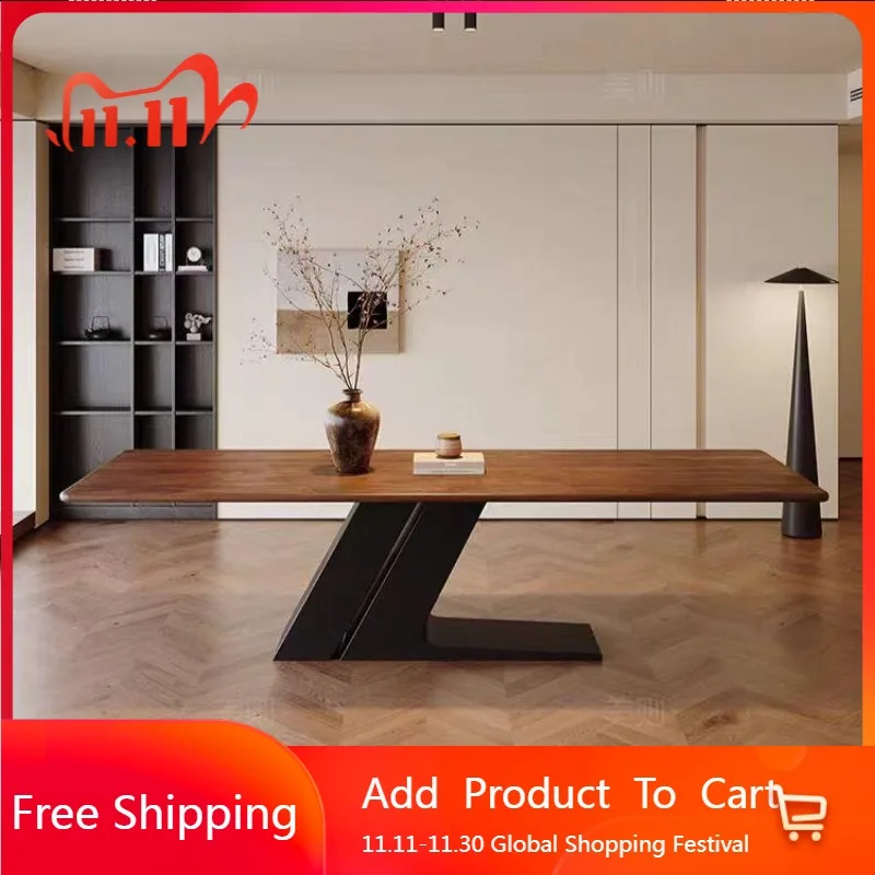 صالون طاولات القهوة الخشبية الصلبة مقاوم للماء الشمال تصميم طاولة طعام عالية الجودة الحديثة مصمم الجدول مدير أثاث المنزل