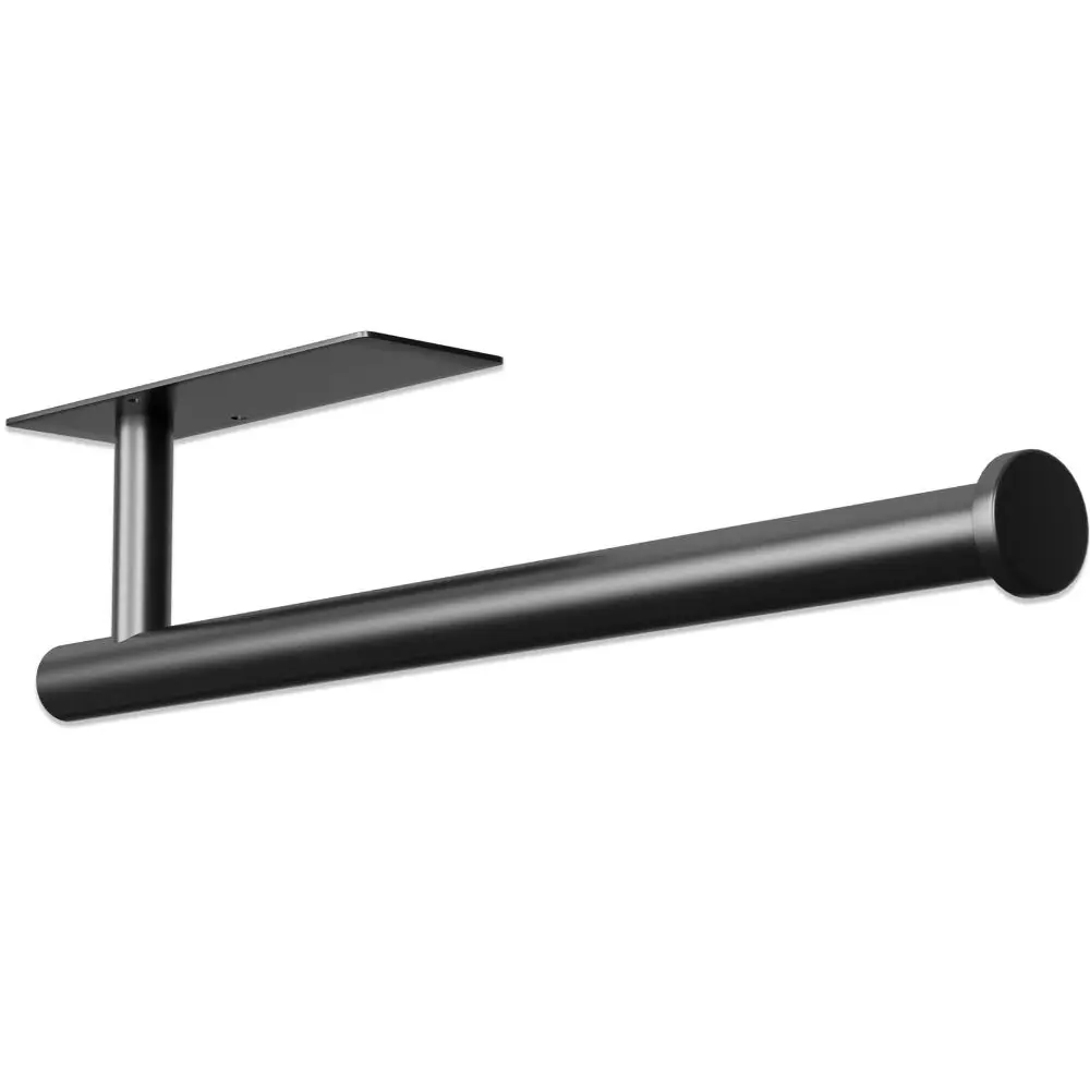 

1pc Stainless Steel Paper Towel Holder Wall Mount Under Cabinet Toilet Roll Holder with Screws Space-Saving Toilet Paper Stand