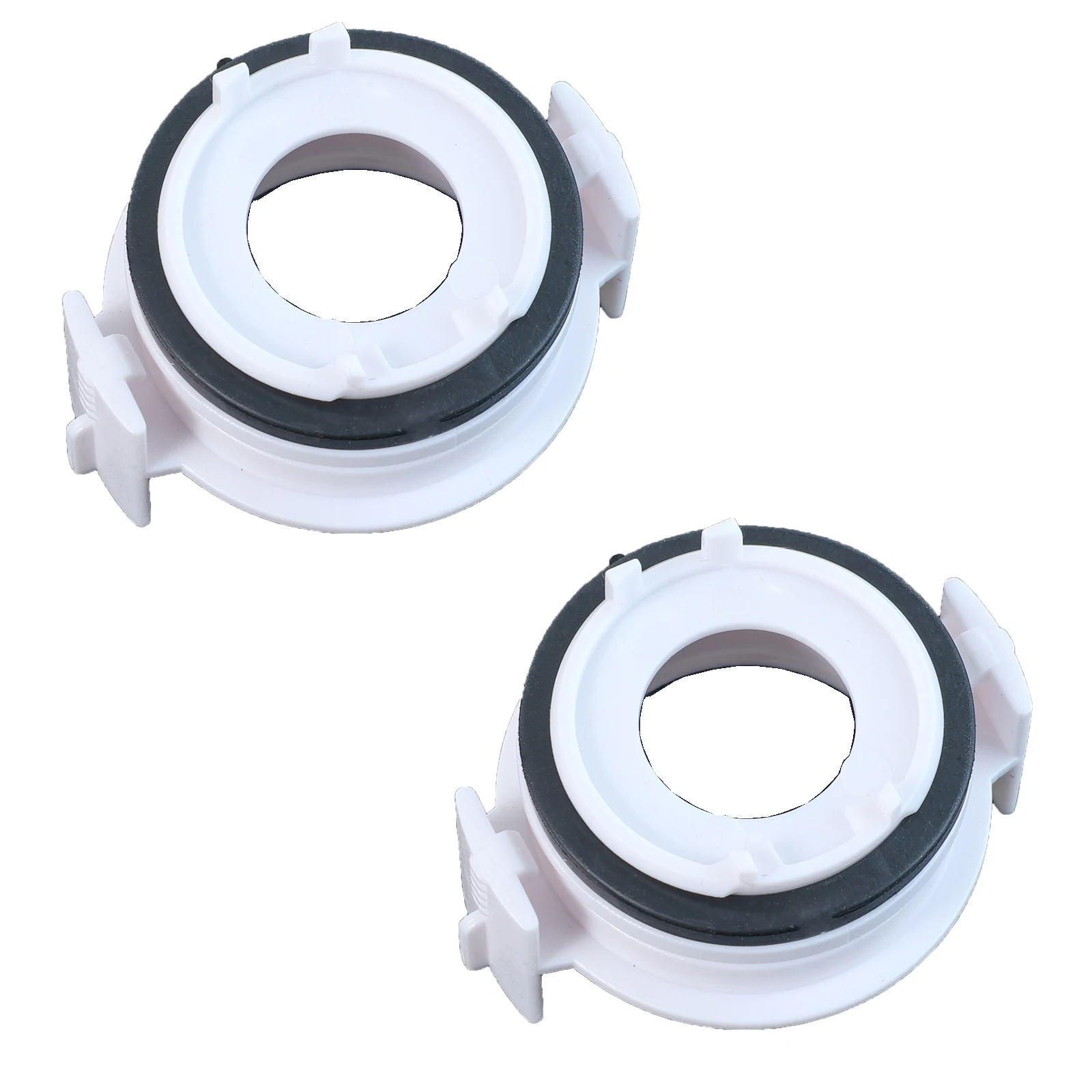 2Pcs For BMW E46 E90 E65 318i 320i 325i 328i H7 Car LED Headlight Bulb Base Adapter Retainer Headlamp Socket Holder White Clip