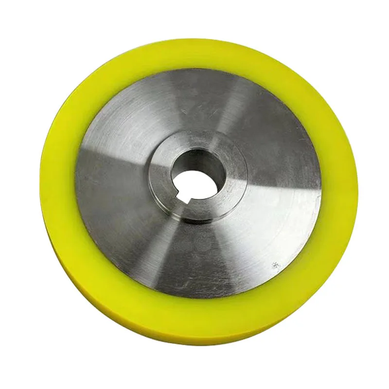 

Conveyor driven PU silicone wheel, polyurethane clad iron parts