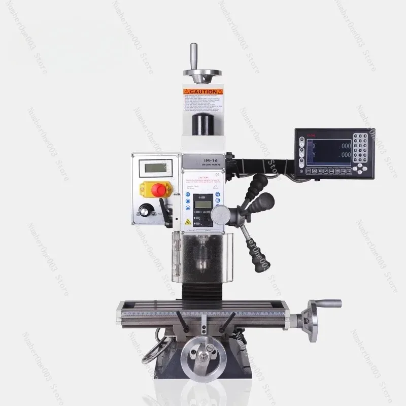 IM 220V Mini Metalworking Milling Machine - Small Household Multi-Functional Drilling & Milling Machine