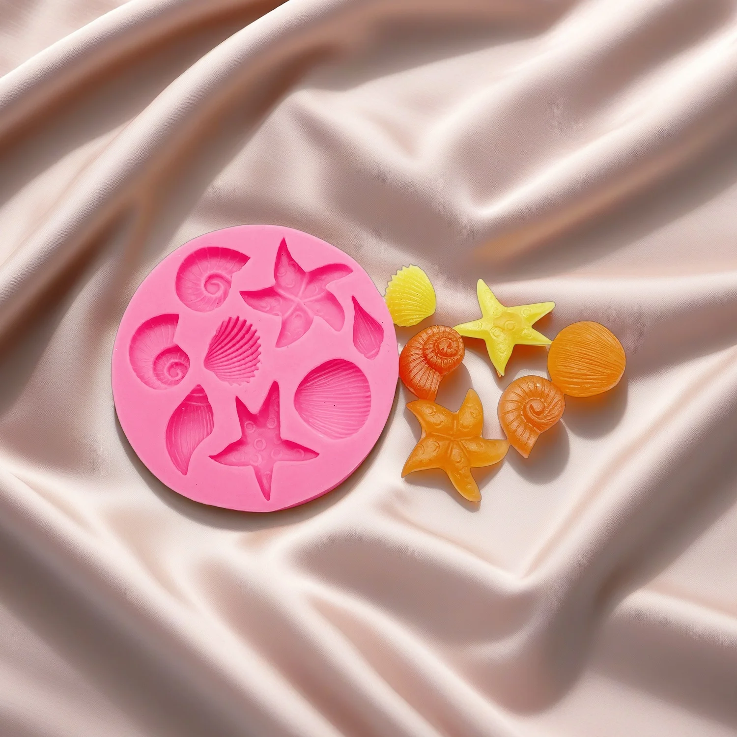 Seashell Conch Silicone Mold for Chocolate Cake Epoxy Resin Fridge Magnet Jewelry Craft Supplies