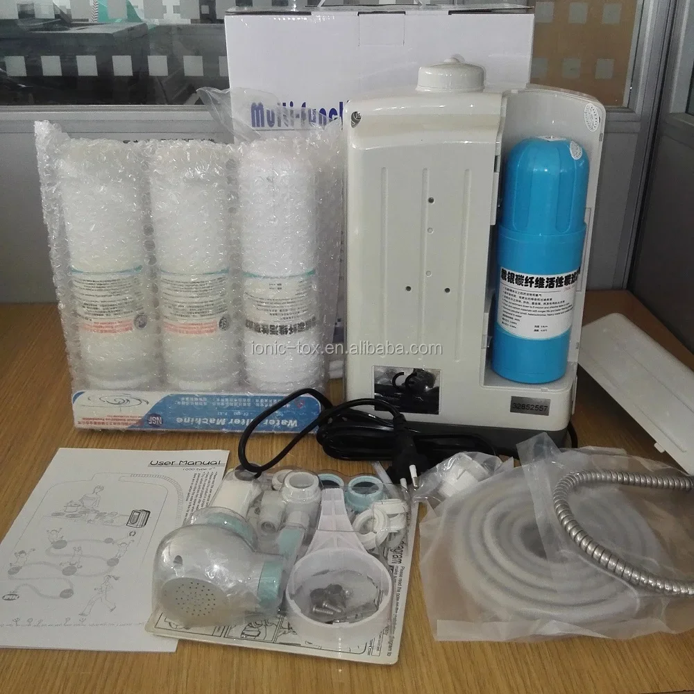 3 Plates multifunctional water ionizer / negative ion alkaline water machine