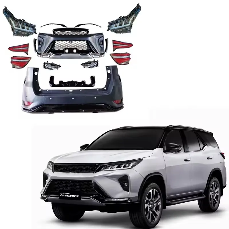 

KLT Car body Kit Parts Body Kits For Toyota Fortuner 2015-2020 Upgrade To Fortuner legender 2021