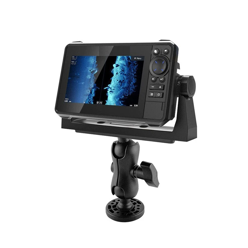 1.5 Inch 38MM Ram Ball Mount Kayak Fish Finder Marine Boat Base Support GPS Holder Plate for Garmin Lowrance Humminbird