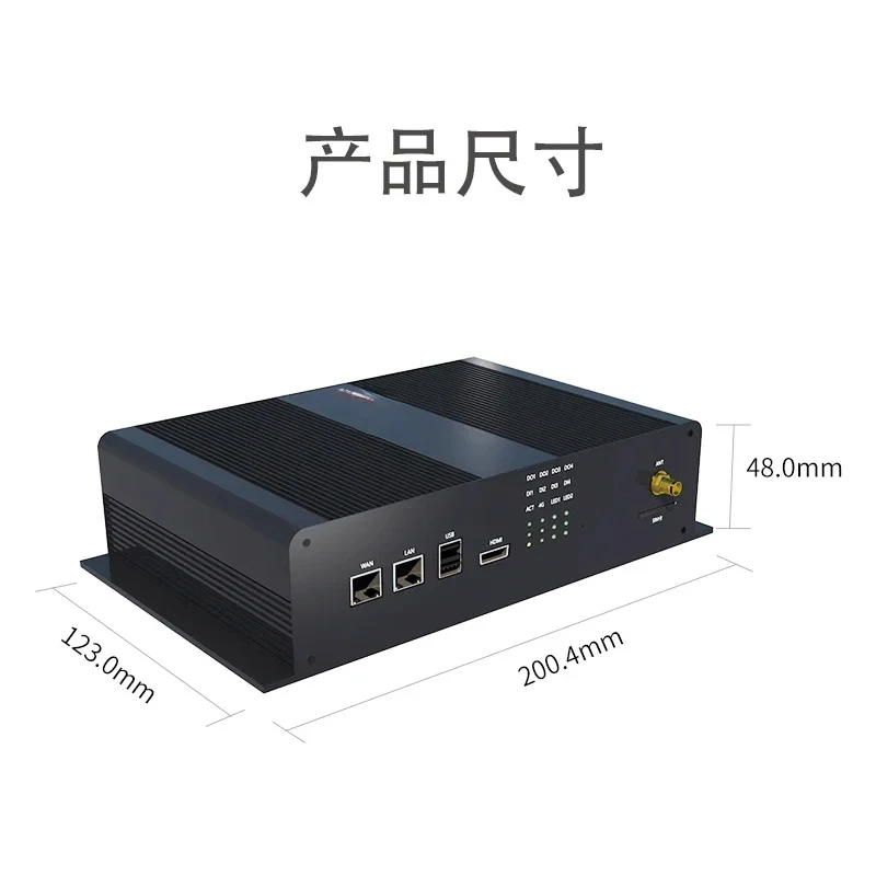 4G وحدة تحكم قابلة للبرمجة 5G حافة بوابة الحوسبة عقدة الأحمر التطوير الثانوي PLC وحدة التنزيل عن بعد Eg8000-Mini #1