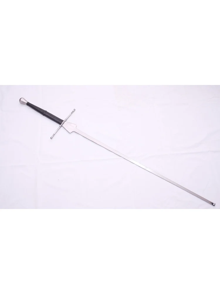 One-Hand Long Sword Feder HEMA Martial Arts Steel Sword Unsharpened Disassembly Beginner Essential Fitness Fans Supplies