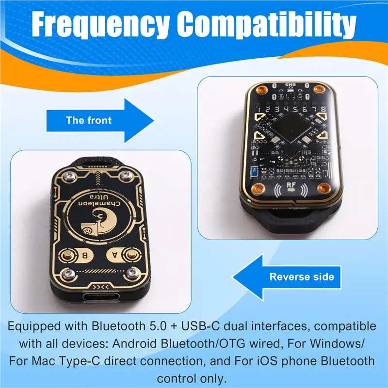 [B24B!】 Chameleon V3.0 Read Write Copyer RFID Smart Card Emulator ID IC 125K 13.56Mhz Smart Chip Copier Tag Reader