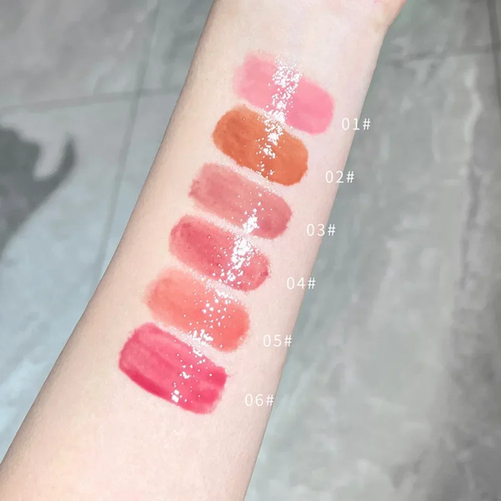 Love Jelly Mirror Solid Lipstick Pen, Hydratant Water-Light, Lipgloss, Coupe antiarina, Durable, Jules Tint, Maquillage Cosmétiques