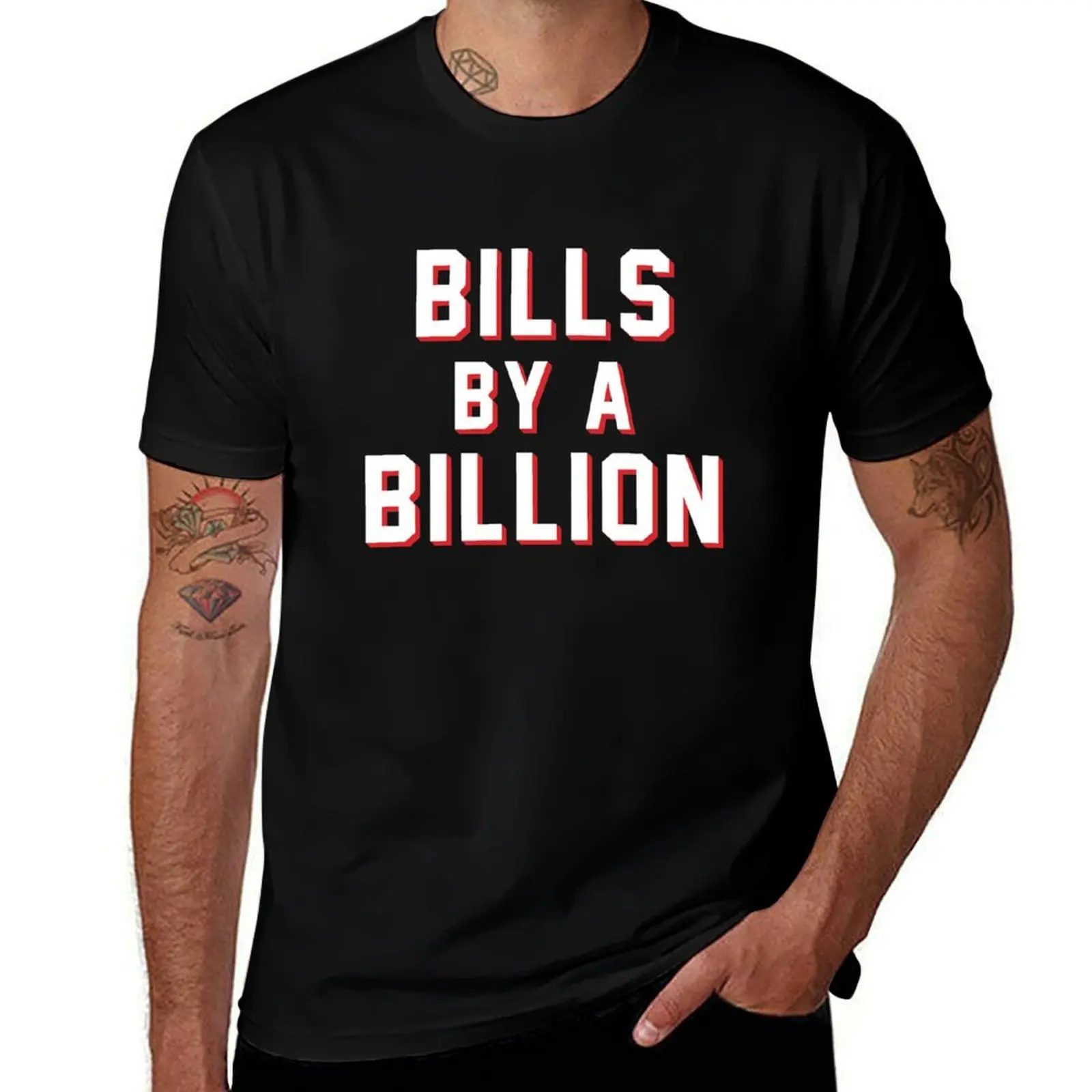 By A Billion T-Shirt men t shirt cotton 100% t shirt man plain man tshirt T-Shirt